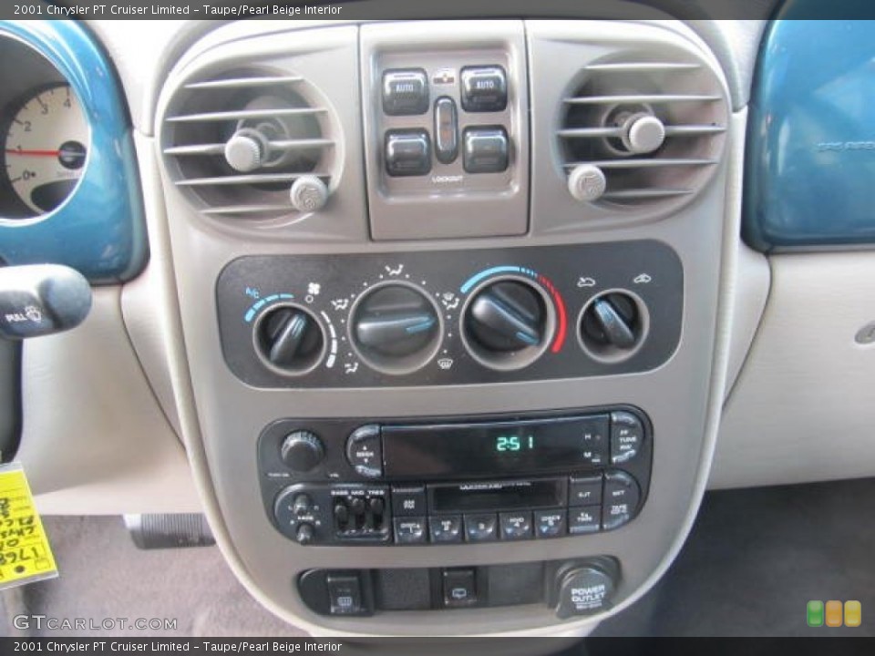 Taupe/Pearl Beige Interior Controls for the 2001 Chrysler PT Cruiser Limited #61184329