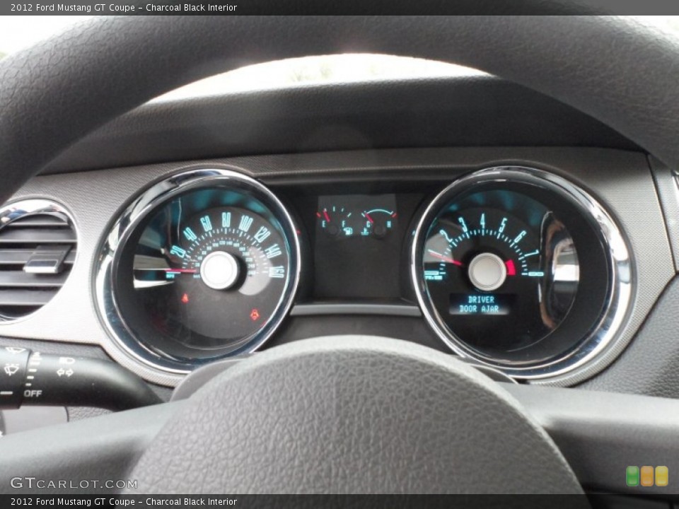 Charcoal Black Interior Gauges for the 2012 Ford Mustang GT Coupe #61184545