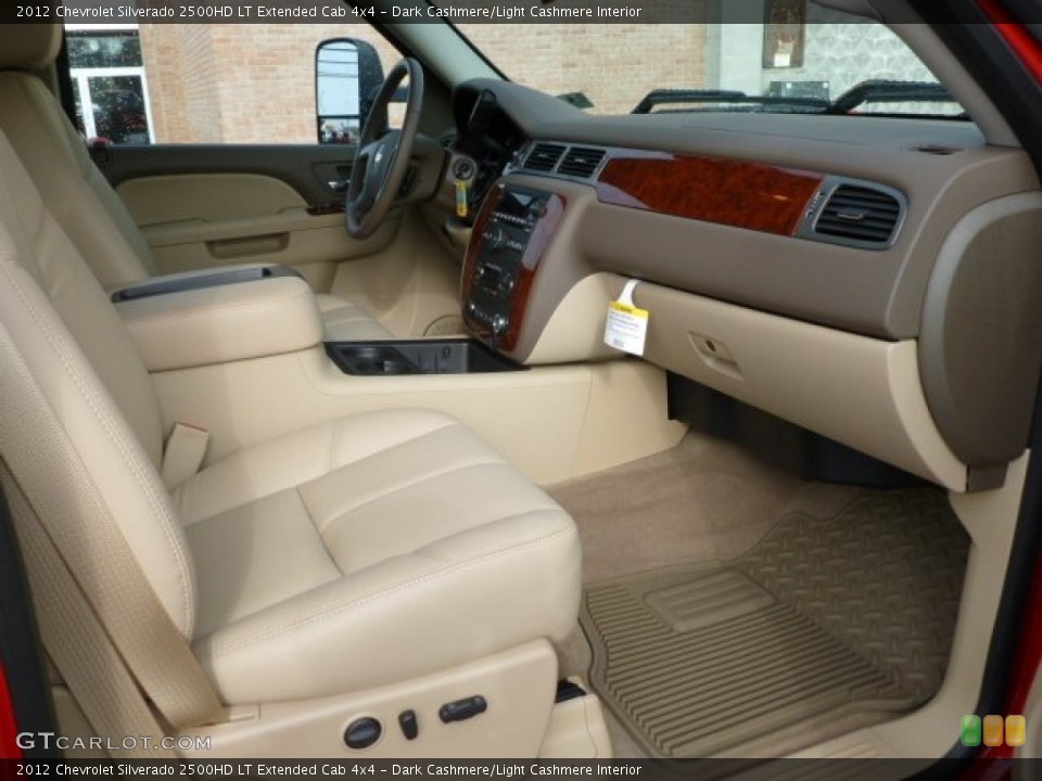 Dark Cashmere/Light Cashmere Interior Photo for the 2012 Chevrolet Silverado 2500HD LT Extended Cab 4x4 #61185853