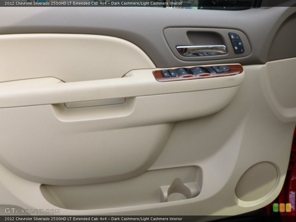 Dark Cashmere/Light Cashmere Interior Door Panel for the 2012 Chevrolet Silverado 2500HD LT Extended Cab 4x4 #61185922
