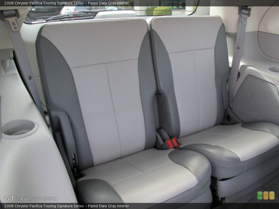 Pastel Slate Gray Interior Rear Seat for the 2008 Chrysler Pacifica Touring Signature Series #61187878