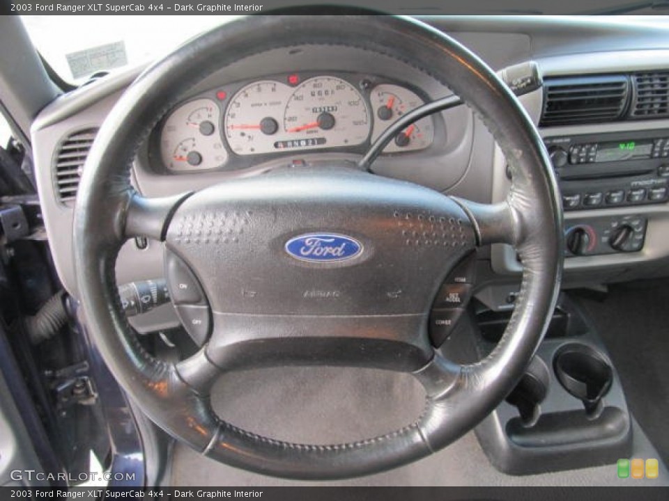 Dark Graphite Interior Steering Wheel for the 2003 Ford Ranger XLT SuperCab 4x4 #61189033