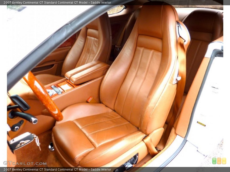 Saddle Interior Front Seat for the 2007 Bentley Continental GT  #61190203