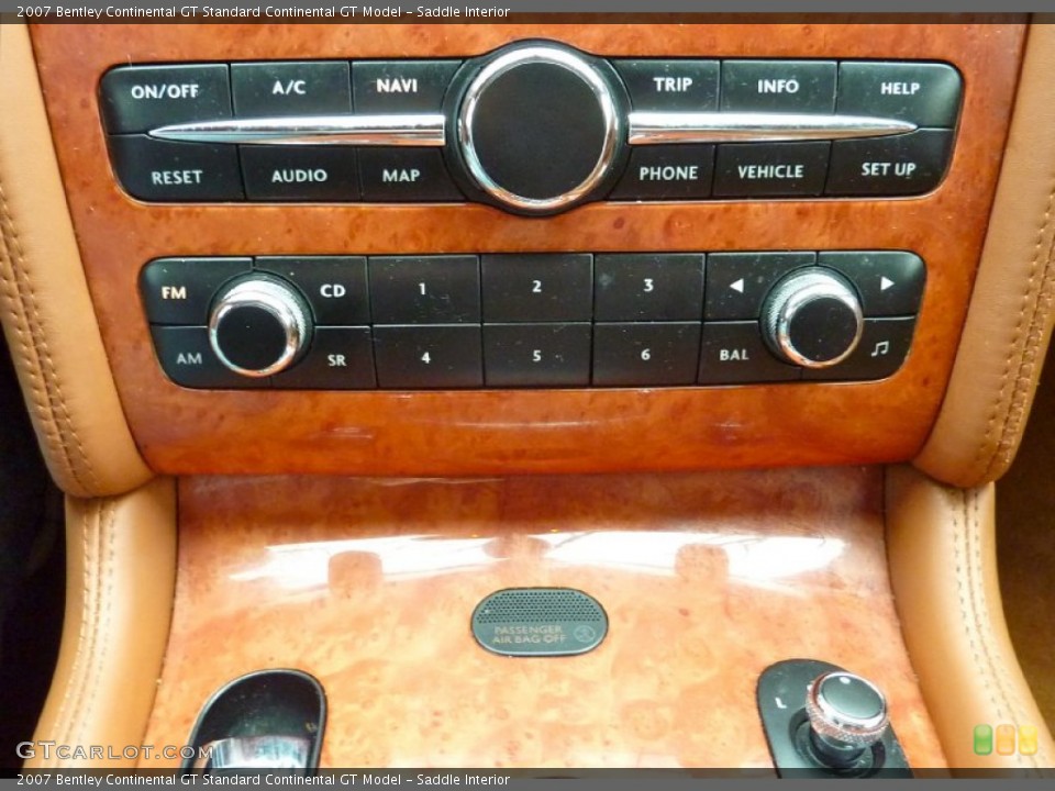 Saddle Interior Controls for the 2007 Bentley Continental GT  #61190263