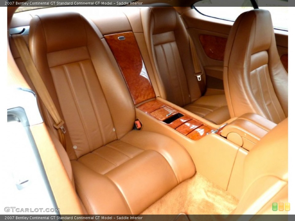 Saddle Interior Rear Seat for the 2007 Bentley Continental GT  #61190346