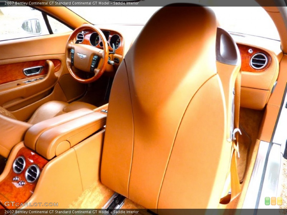 Saddle Interior Photo for the 2007 Bentley Continental GT  #61190356