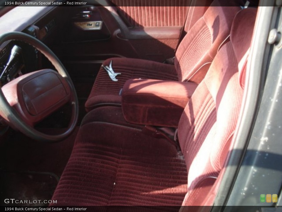Red Interior Photo for the 1994 Buick Century Special Sedan #61191526