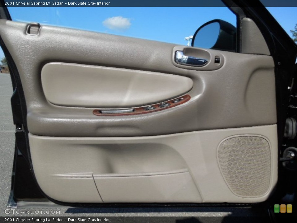 Dark Slate Gray Interior Door Panel for the 2001 Chrysler Sebring LXi Sedan #61193270