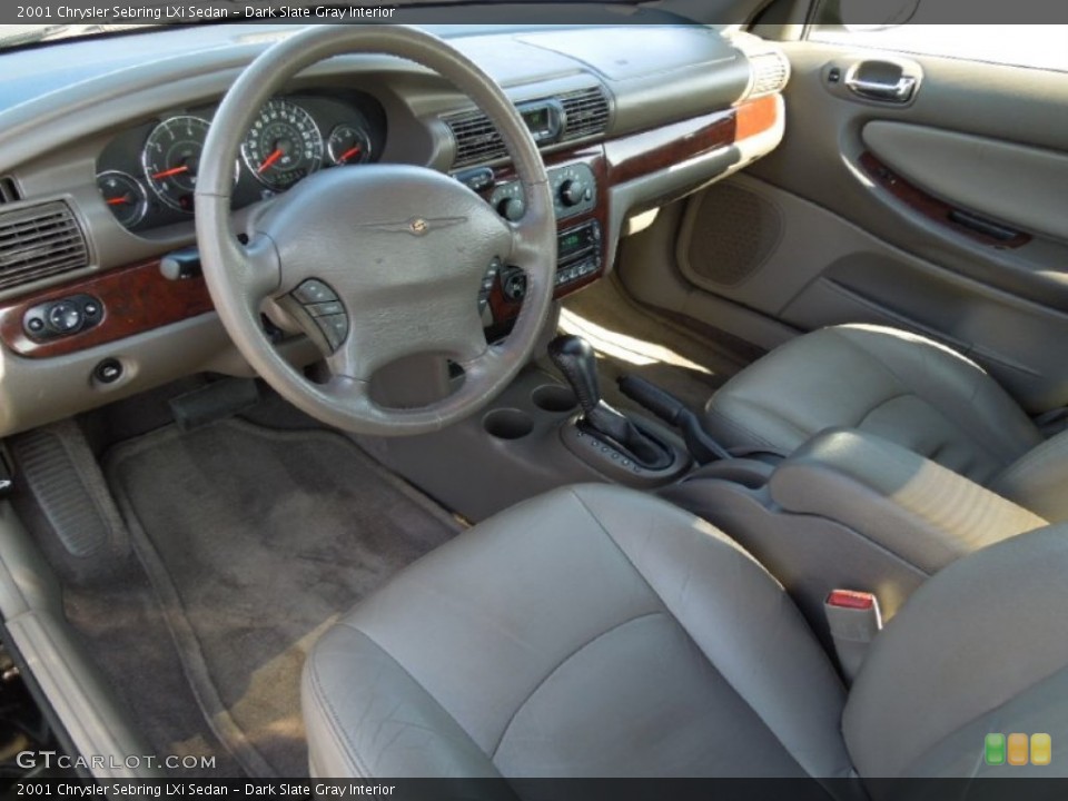 Dark Slate Gray Interior Photo for the 2001 Chrysler Sebring LXi Sedan #61193410