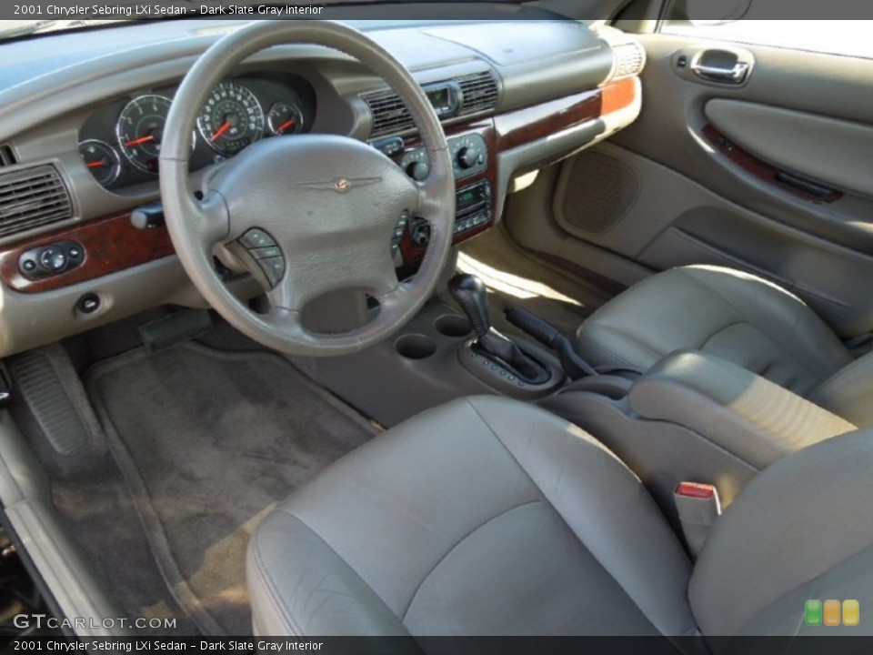 Dark Slate Gray Interior Photo for the 2001 Chrysler Sebring LXi Sedan #61193410