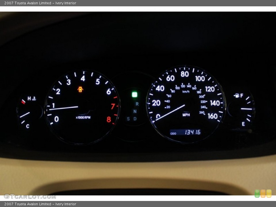 Ivory Interior Gauges for the 2007 Toyota Avalon Limited #61194419