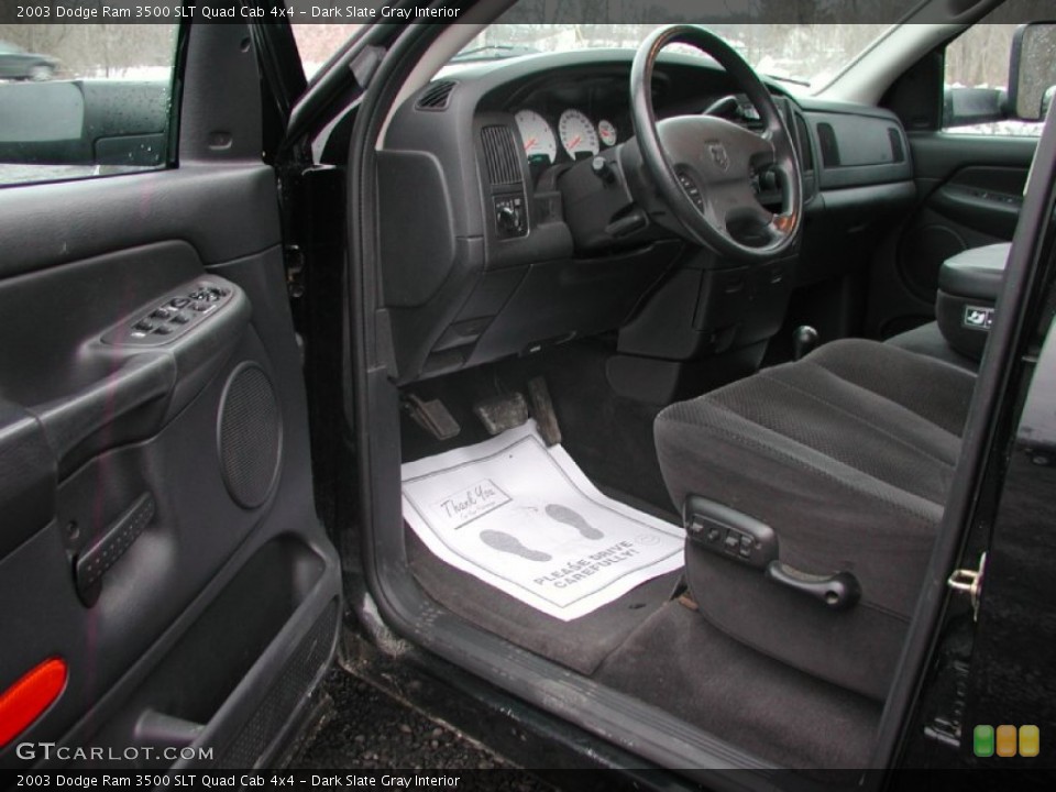 Dark Slate Gray Interior Photo for the 2003 Dodge Ram 3500 SLT Quad Cab 4x4 #61196500
