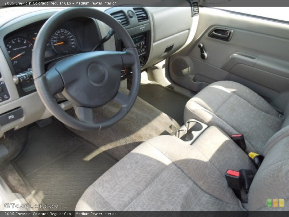 Medium Pewter Interior Prime Interior for the 2006 Chevrolet Colorado Regular Cab #61196839