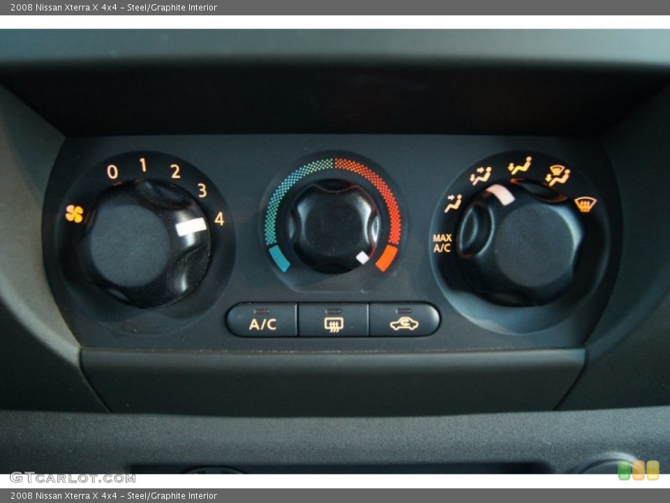 Steel/Graphite Interior Controls for the 2008 Nissan Xterra X 4x4 #61197550