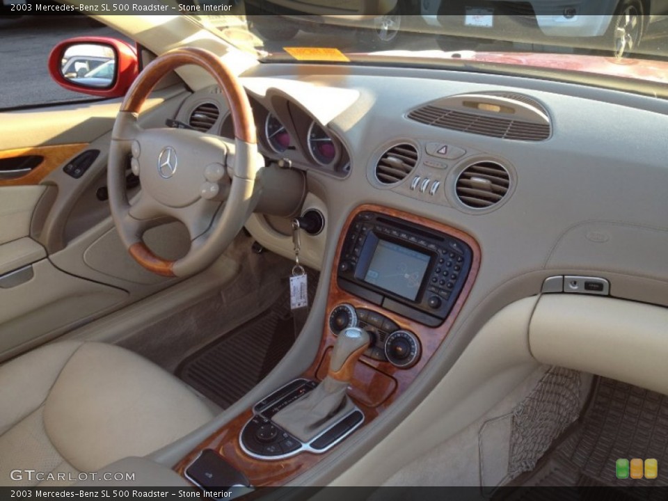 Stone Interior Photo for the 2003 Mercedes-Benz SL 500 Roadster #61198270