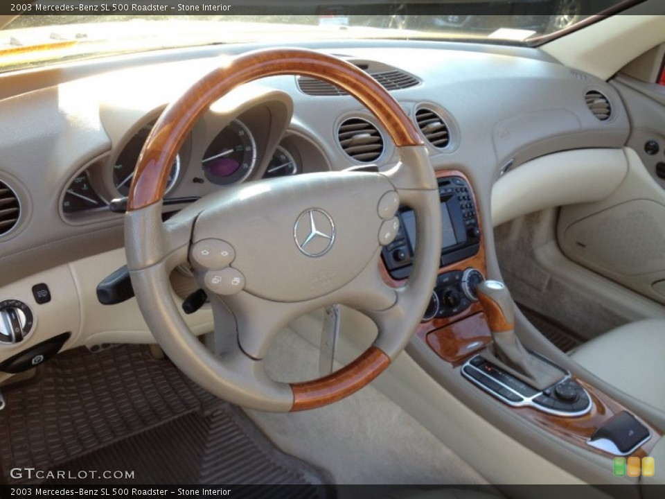 Stone Interior Dashboard for the 2003 Mercedes-Benz SL 500 Roadster #61198330