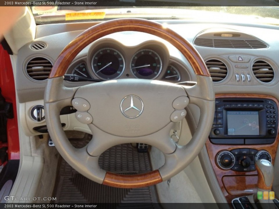 Stone Interior Dashboard for the 2003 Mercedes-Benz SL 500 Roadster #61198339
