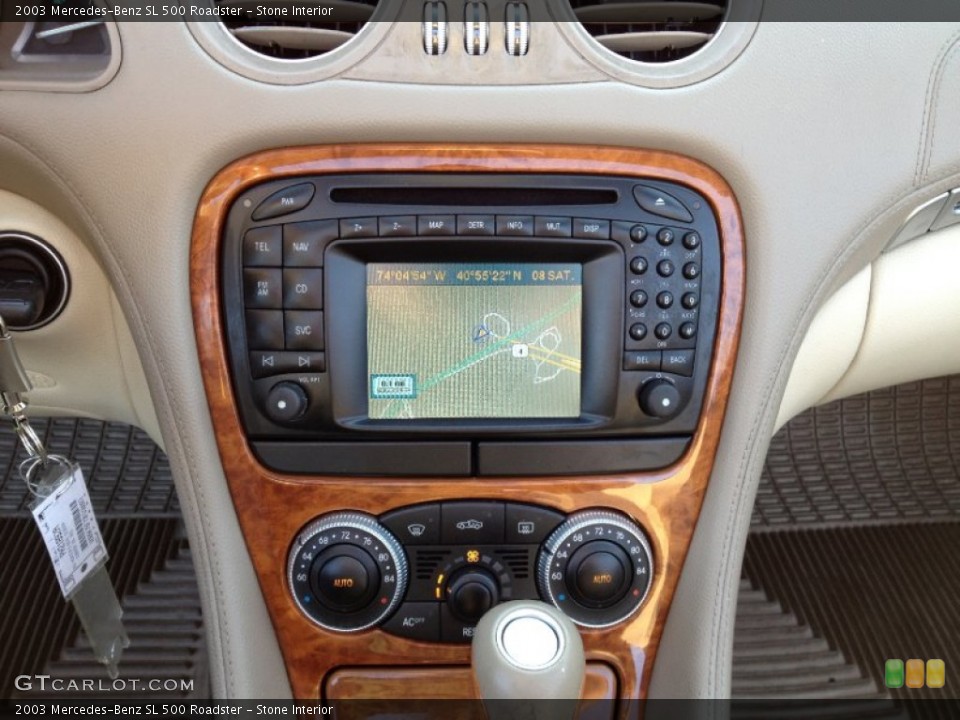 Stone Interior Navigation for the 2003 Mercedes-Benz SL 500 Roadster #61198348