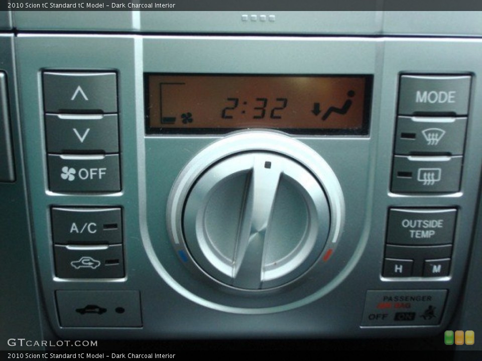 Dark Charcoal Interior Controls for the 2010 Scion tC  #61199476