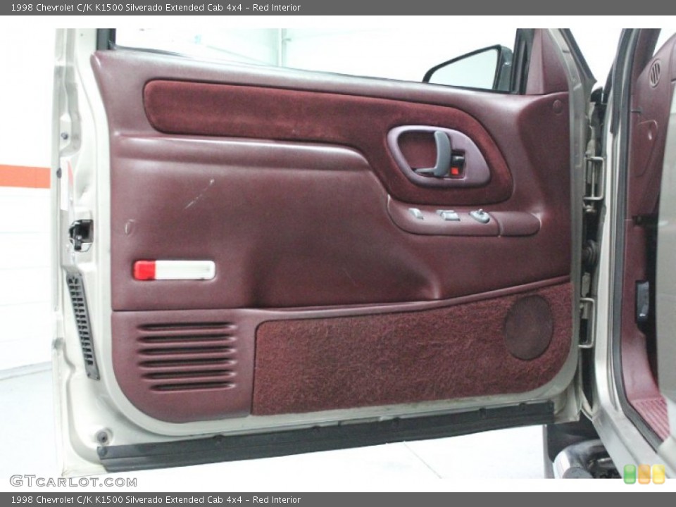 Red Interior Door Panel for the 1998 Chevrolet C/K K1500 Silverado Extended Cab 4x4 #61199939