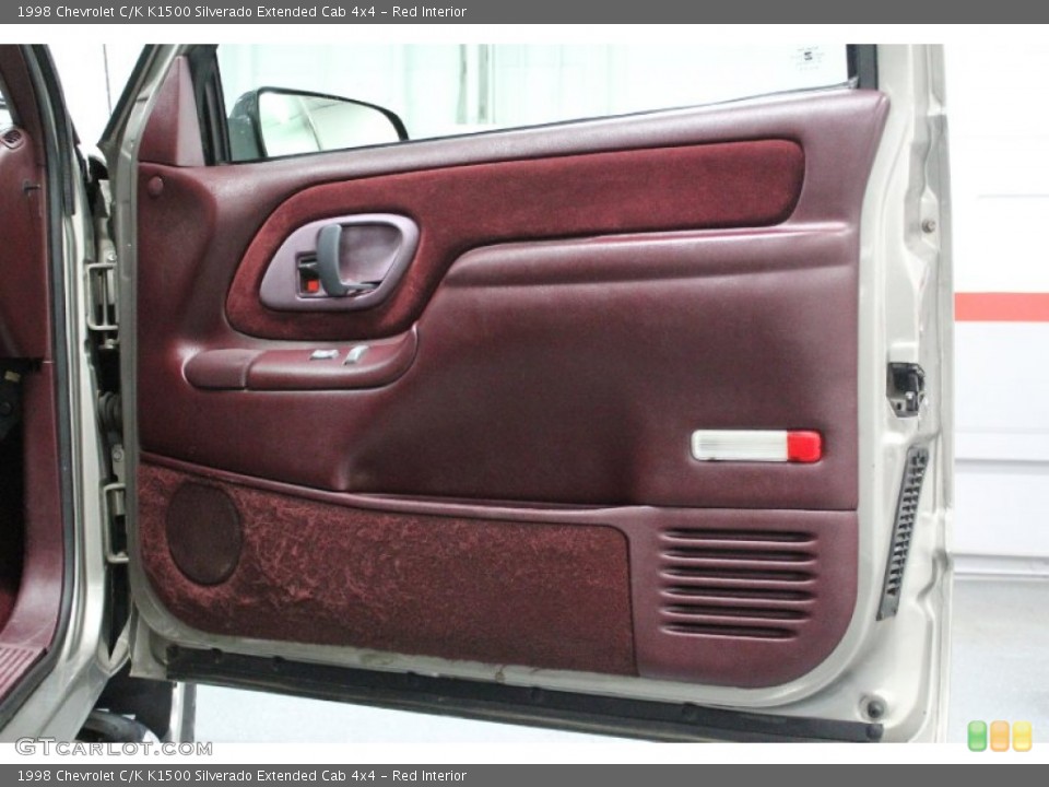 Red Interior Door Panel for the 1998 Chevrolet C/K K1500 Silverado Extended Cab 4x4 #61200020