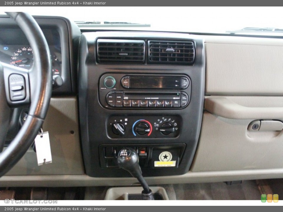 Khaki Interior Controls for the 2005 Jeep Wrangler Unlimited Rubicon 4x4 #61201009