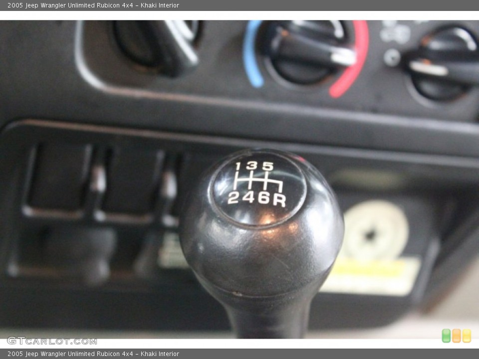 Khaki Interior Transmission for the 2005 Jeep Wrangler Unlimited Rubicon 4x4 #61201018