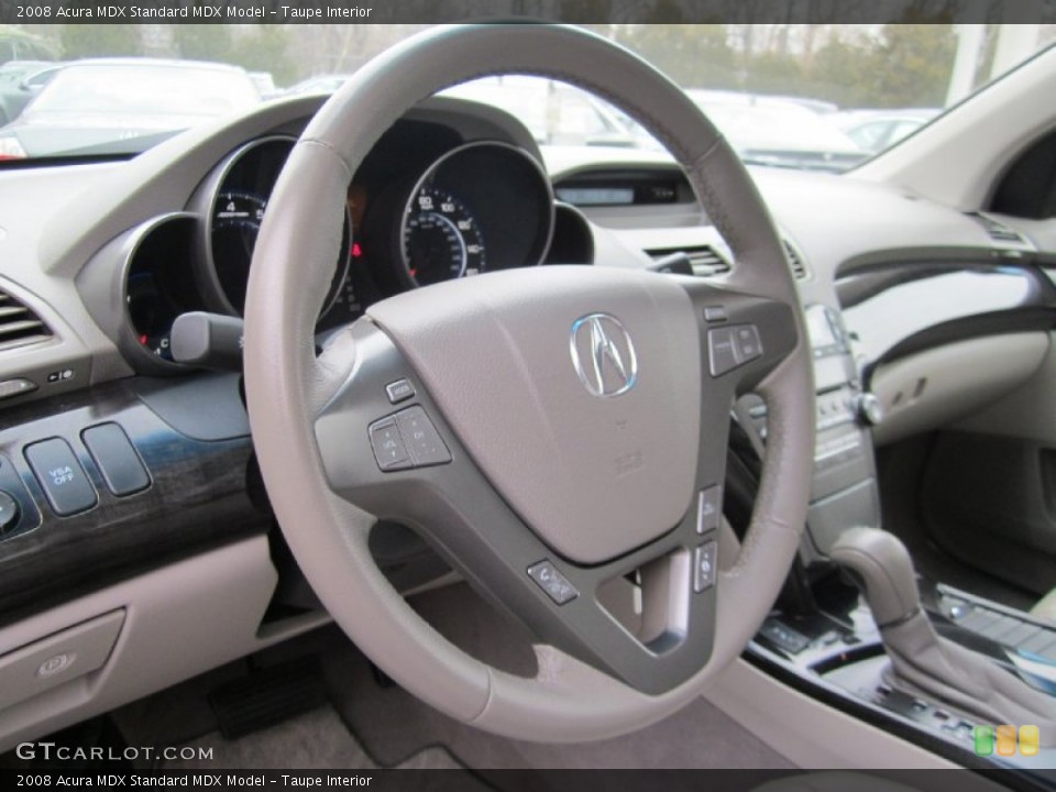 Taupe Interior Steering Wheel for the 2008 Acura MDX  #61203493