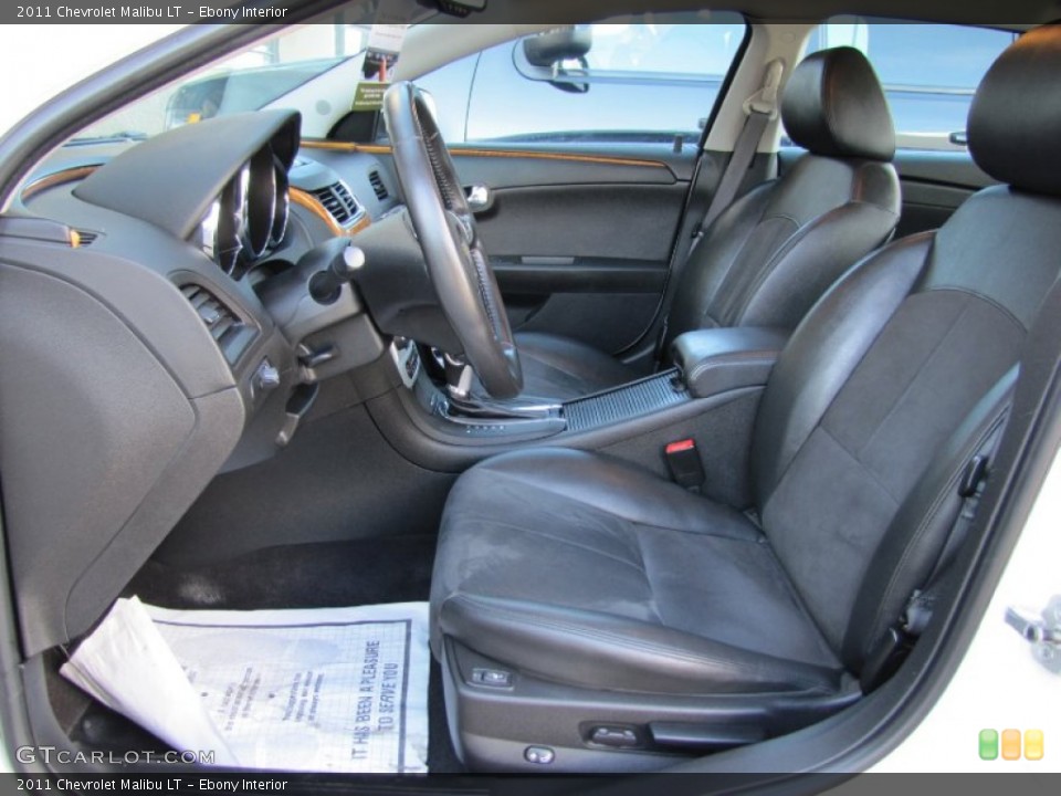 Ebony Interior Photo for the 2011 Chevrolet Malibu LT #61203583