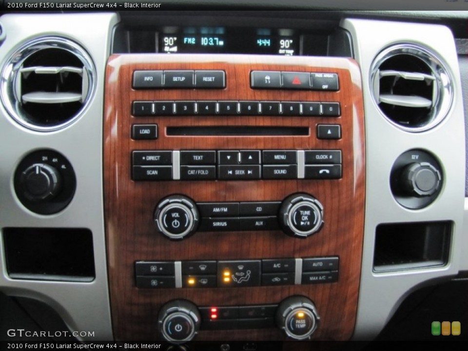 Black Interior Controls for the 2010 Ford F150 Lariat SuperCrew 4x4 #61204606