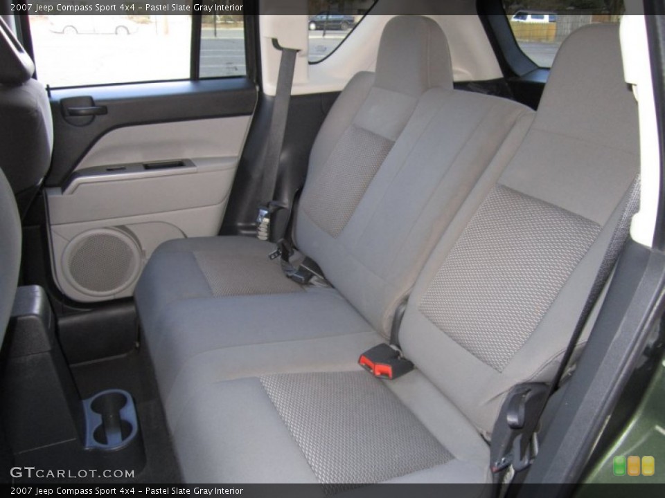 Pastel Slate Gray Interior Rear Seat for the 2007 Jeep Compass Sport 4x4 #61205782