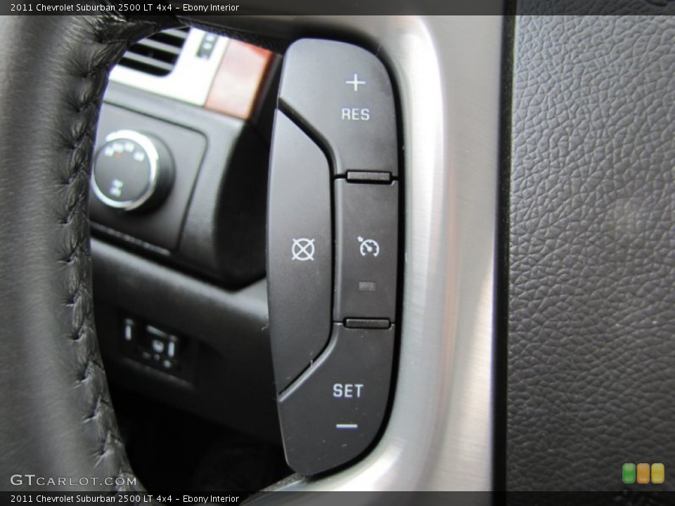 Ebony Interior Controls for the 2011 Chevrolet Suburban 2500 LT 4x4 #61205794