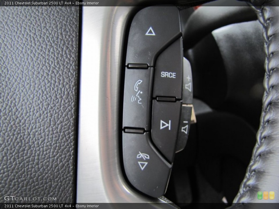 Ebony Interior Controls for the 2011 Chevrolet Suburban 2500 LT 4x4 #61205803