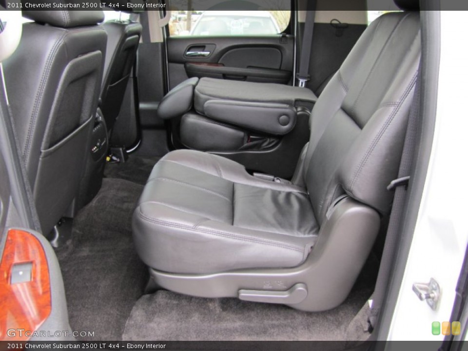 Ebony Interior Rear Seat for the 2011 Chevrolet Suburban 2500 LT 4x4 #61205968