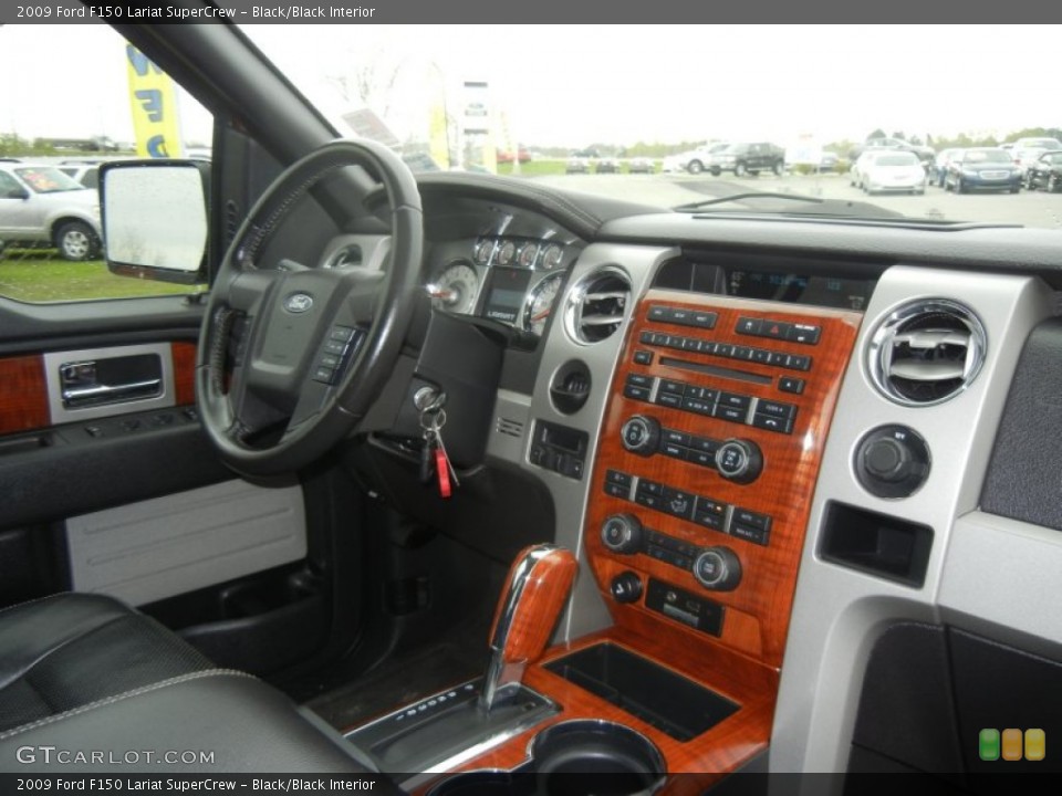 Black/Black Interior Controls for the 2009 Ford F150 Lariat SuperCrew #61206607