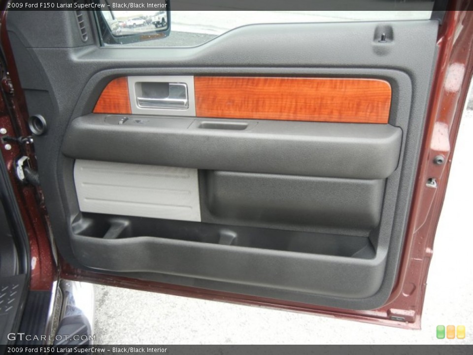 Black/Black Interior Door Panel for the 2009 Ford F150 Lariat SuperCrew #61206622