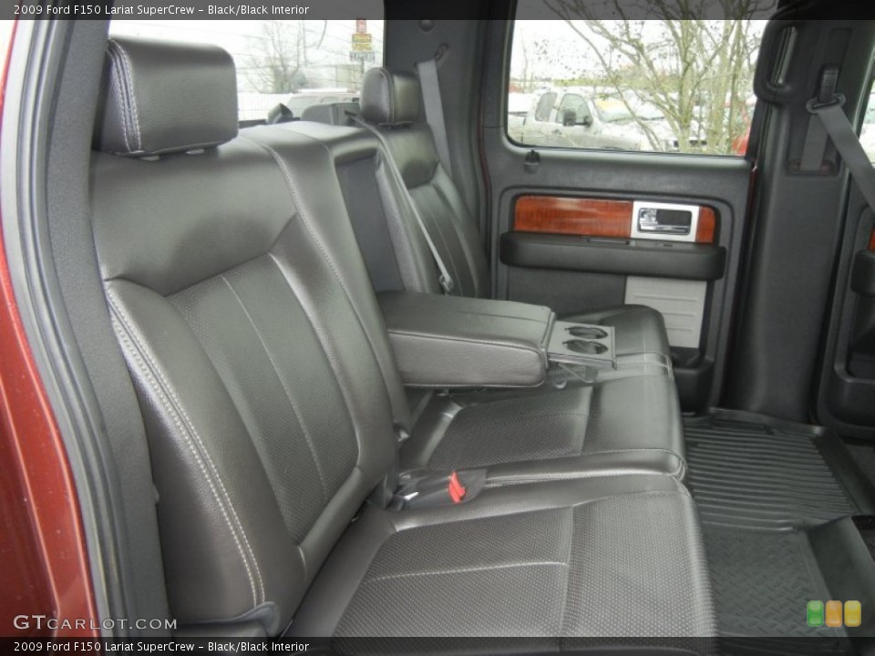 Black/Black Interior Rear Seat for the 2009 Ford F150 Lariat SuperCrew #61206631