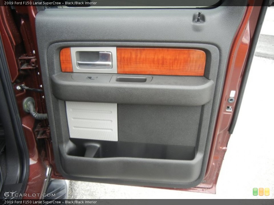 Black/Black Interior Door Panel for the 2009 Ford F150 Lariat SuperCrew #61206640