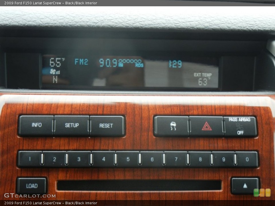 Black/Black Interior Controls for the 2009 Ford F150 Lariat SuperCrew #61206724