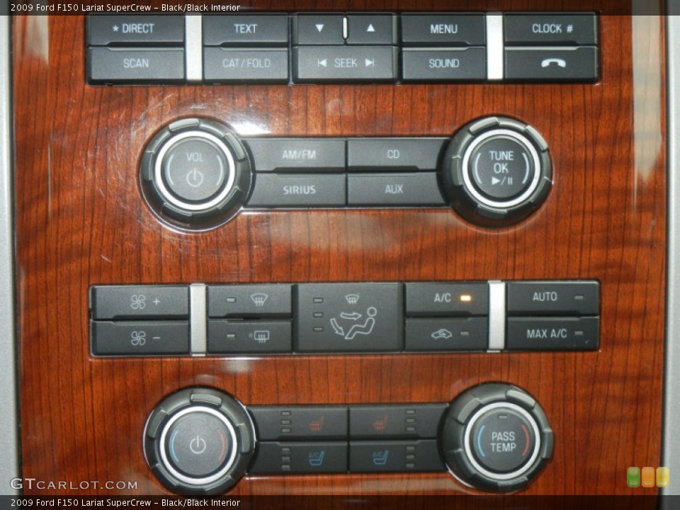 Black/Black Interior Controls for the 2009 Ford F150 Lariat SuperCrew #61206733