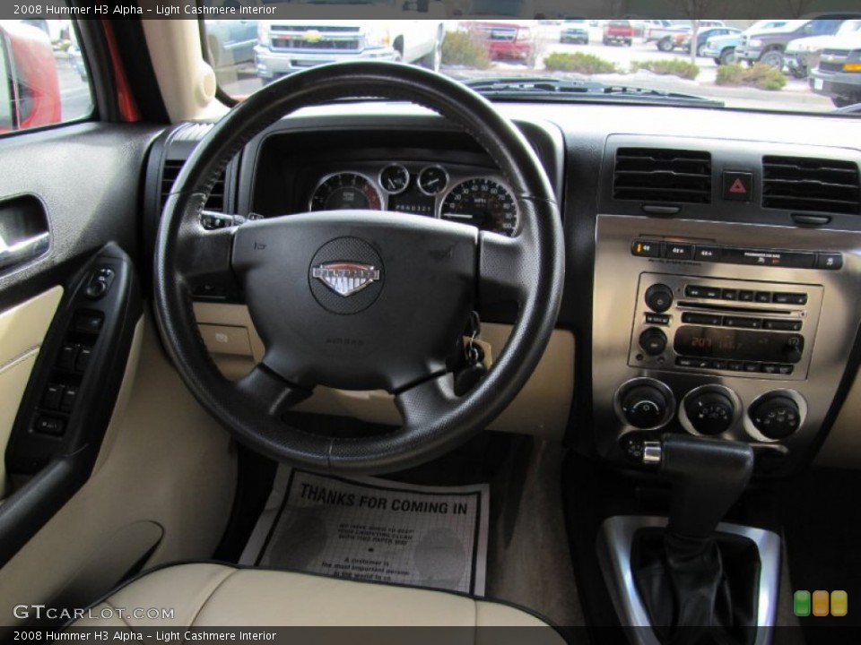 Light Cashmere Interior Steering Wheel for the 2008 Hummer H3 Alpha #61207843