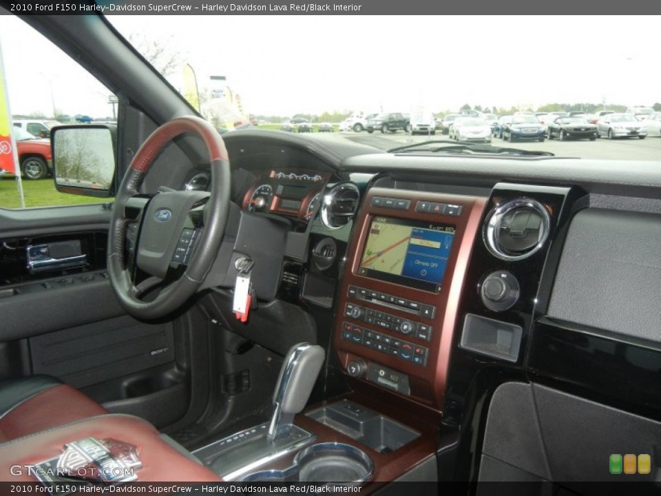 Harley Davidson Lava Red/Black Interior Dashboard for the 2010 Ford F150 Harley-Davidson SuperCrew #61208938