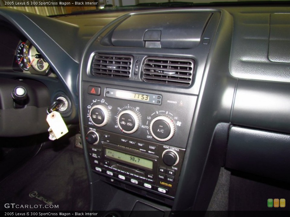 Black Interior Controls for the 2005 Lexus IS 300 SportCross Wagon #61211498