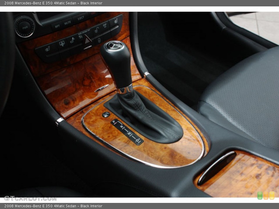 Black Interior Transmission for the 2008 Mercedes-Benz E 350 4Matic Sedan #61213008