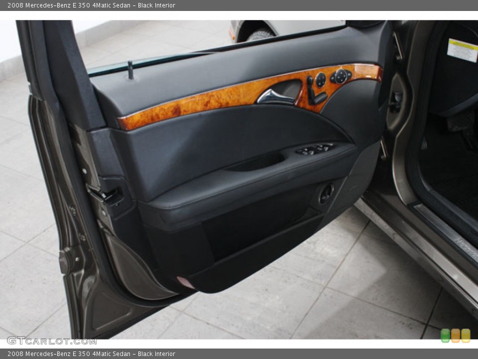 Black Interior Door Panel for the 2008 Mercedes-Benz E 350 4Matic Sedan #61213047