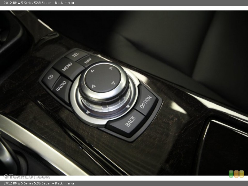 Black Interior Controls for the 2012 BMW 5 Series 528i Sedan #61214724