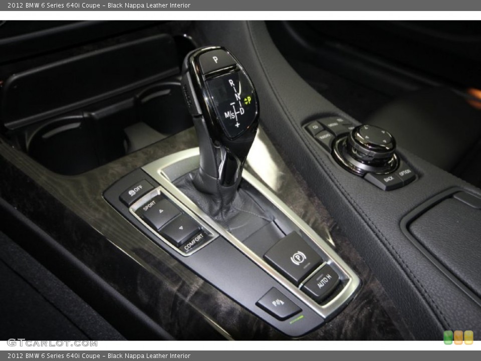 Black Nappa Leather Interior Transmission for the 2012 BMW 6 Series 640i Coupe #61214952