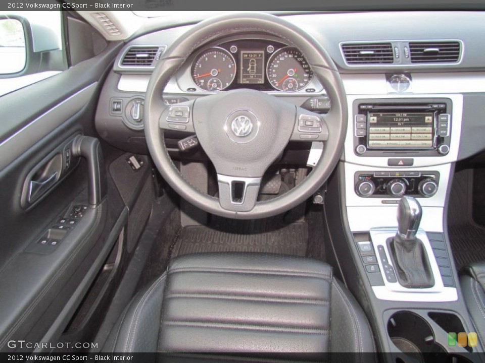 Black Interior Dashboard for the 2012 Volkswagen CC Sport #61216419