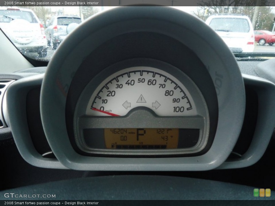 Design Black Interior Gauges for the 2008 Smart fortwo passion coupe #61219786