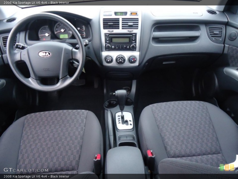 Black Interior Dashboard for the 2008 Kia Sportage LX V6 4x4 #61220020